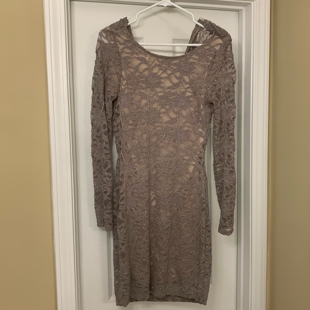 Sparkly Lace Cocktail Evening Party Dress - Picture 1 of 3